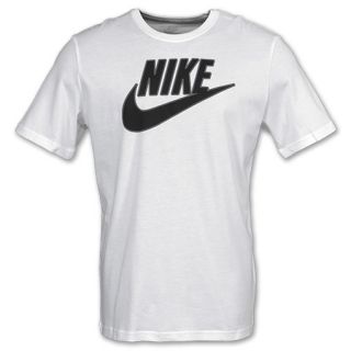 Mens Nike Futura Tee Shirt White/Stealth/Black