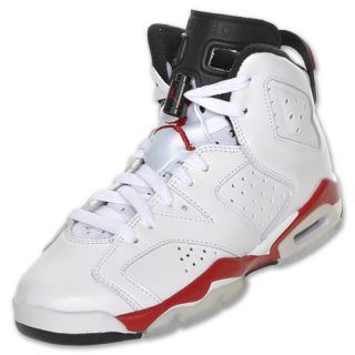 Air Jordan Retro 6 Kids Basketball Shoe White