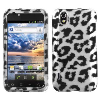 MYBAT Black Leopard (2D Silver) Skin Phone Protector Cover