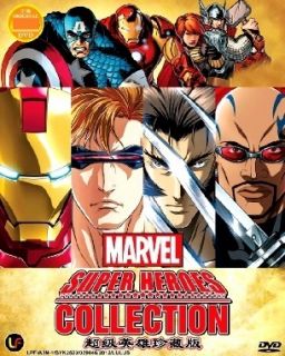 Marvel Super Heroes Collection DVD Box Set Movie Eng Dub TV Series Jap