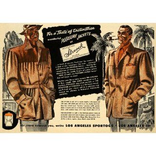 1949 Ad Stroock Pleasure Wool Jackets Oflynn Clothing