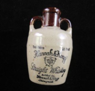 Antique Miniature Hannah Hogg Whiskey Jug C 1934 Chicago