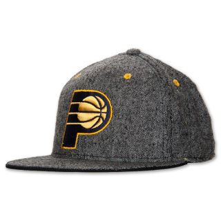 adidas Indiana Pacers NBA Tweed Snapback Hat Grey