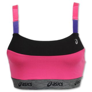 Asics Katie Womens Sports Bra Neon Pink/Black