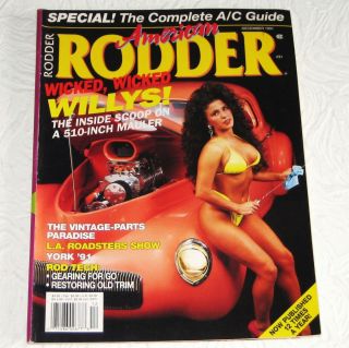 American Rodder Magazine December 1991 1941 Willys Coupe 1937 Ford