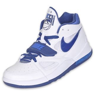 Nike Mens Alpholution Basketball Shoe White/Royal