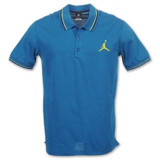 Jordan Skyline Mens Polo Green Abyss/Electrolime