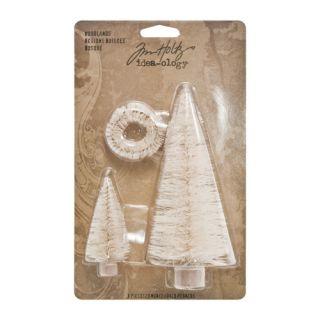 Tim Holtz Idea ology Collection Christmas Woodlands Ornaments