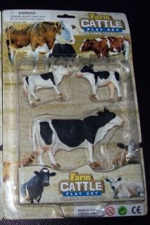 HOLSTEIN COW CALVES Big solid pieces Great 1 16 figurine replicas FARM