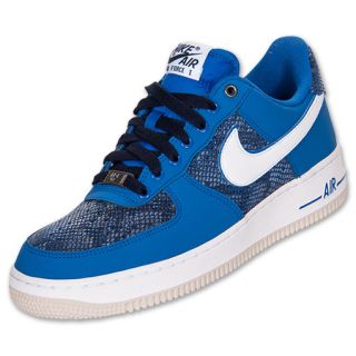 Mens Nike Air Force 1 Low Casual Shoes Game Royal