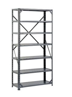 New Edsal Hom E Quip Steel Canning Shelving Gray