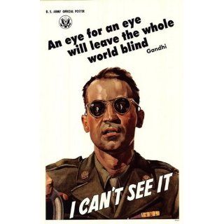I CanT See It (Ghandi Quote)   Poster by Kenneth Ridgeway