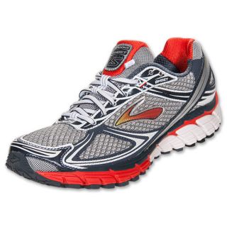 Mens Brooks Ghost 5 Ombre Blue/Orange/Blazing