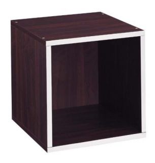 New Quadrant Espresso 15x15 Wood Storage Organizer Cube