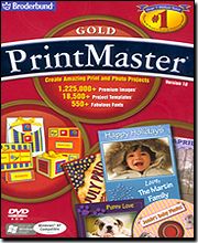  Gold Print Master Desktop Publishing Software Brand New in Box
