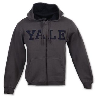 Yale Bulldogs NCAA Mens Full Zip Hoodie Charcoal