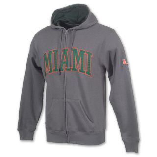 Miami Hurricanes NCAA Mens Hooded Full Zip Sweatshirt