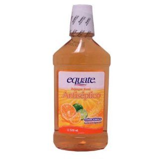 Equate Citrus Antiseptic Mouthwash Spanish Label (12 Pack