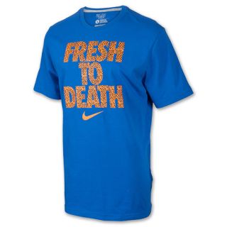 Mens Nike QT Fresh To Death Tee Shirt Game Royal