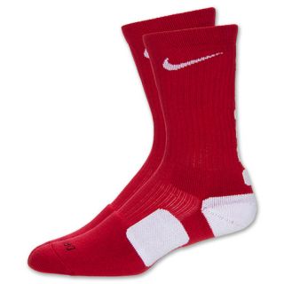 Nike Elite Basketball Crew Socks Red/White