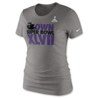 Womens Nike Baltimore Ravens NFL Own Super Bowl XLVII Tee Shirt