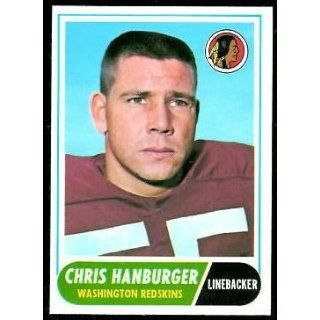 Chris Hanburger Topps 1968 Card #62 