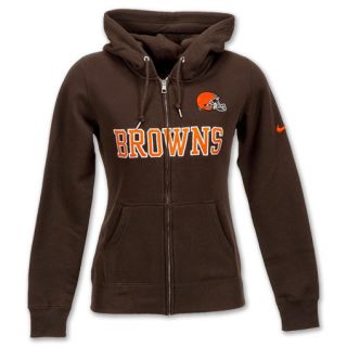 Nike Cleveland Browns NFL Tailgater Womens Full Zip Hoodie
