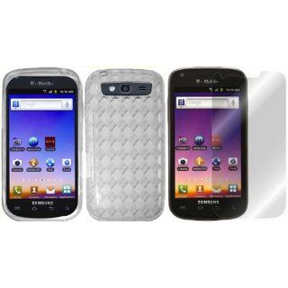 Clear TPU Case Cover+LCD Screen Protector for Samsung