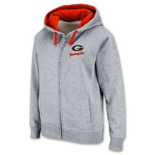 Georgia Bulldogs NCAA Womens Hooded Full Zip Sweatshirt