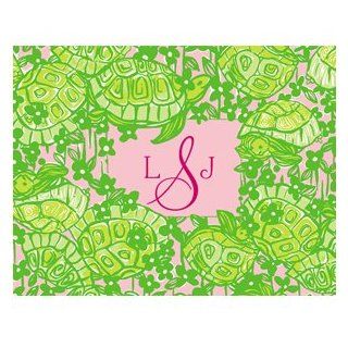 Lilly Pulitzer Personalized Foldover Notes   Desert Tort
