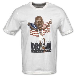 Jordan Dream Big Mens Tee Shirt White