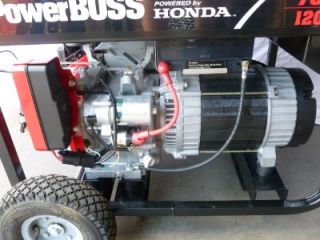 NICE Honda PowerBoss Portable Generator Electric Start GX390 Engine