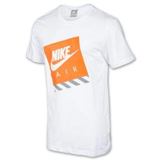 Mens Nike Run Air Max 1 AM Logo Tee White/Sail