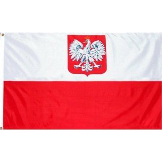 Poland State/Ensign Eagle Flag 3x5 foot Poly Patio