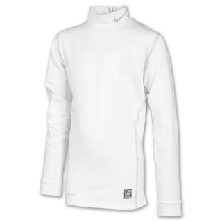 Kids Nike Dri Fit Pro Core Thermal Shirt White