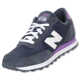 New Balance 501 Womens Casual Shoe Navy/Purple
