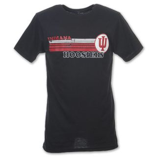 NCAA Indiana Hoodiers Stripes Destroyed Mens Tee Shirt