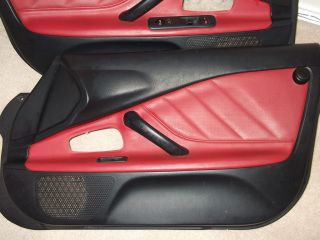 Honda S2000 Door Panels Red and Black AP1 AP2 JDM EK9