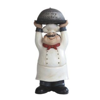 Chef Welcome My Kitchen   Poly Resin Figurine   Height