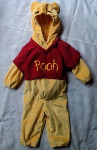  Winnie The Pooh Soft Plush Halloween Costume Outfit Size 12 Mos