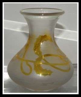 Unusual Antique Honesdale American Art Glass Vase