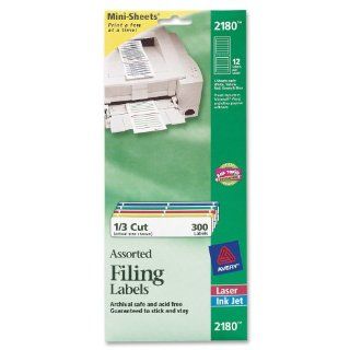 Avery Mini Sheets Labels, 3.4735 x 0.66 Inches, White with
