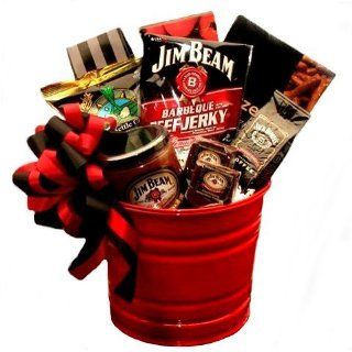 Jim Beam Barbecue Food Gift Basket   Great Christmas Holiday Gift Idea