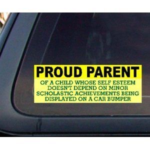 Proud Parent Honor Student Car Decal Stickers
