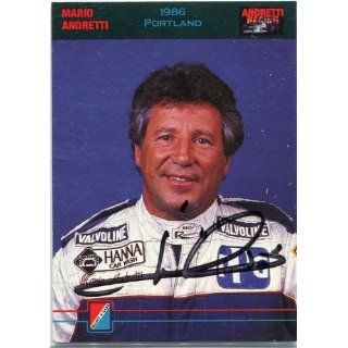 Mario Andretti Autographed/Signed 1992 Collect A Card Card