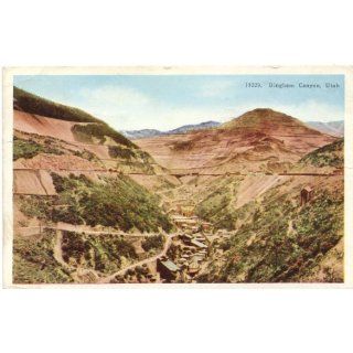 1940s Vintage Postcard   Bingham Canyon   Utah Everything