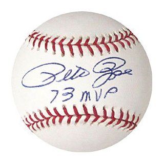 Pete Rose 73 MVP Autographed / Signed Baseball