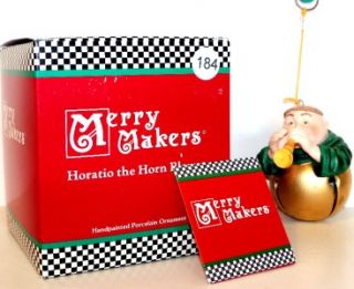 Horatio The Horn Blower Dept 56 Merry Makers Figurine Ornament