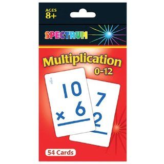 Spectrum Flash Cards Multiplication; Ages 8+; no. CD