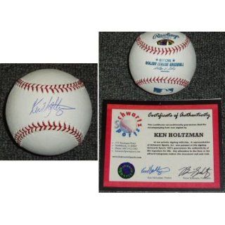 Ken Holtzman Signed MLB Baseball